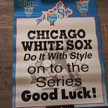 Old Style Beer Poster - Breweriana