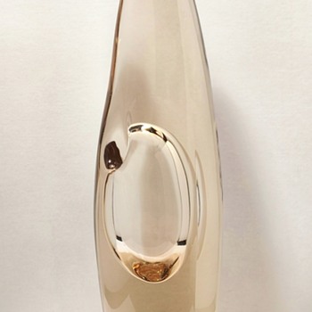 Champagne colored treat - Art Glass