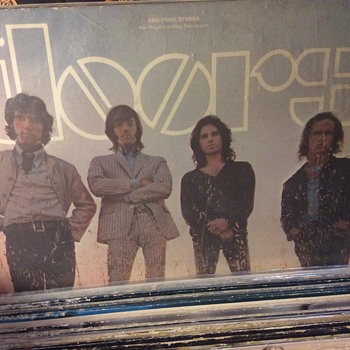 The first three Doors vinyls and the last with Jim (LA woman) 1967-71