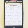 Crown Central Petroleum Calendar With Thermometer