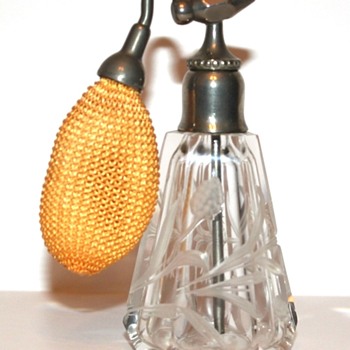 DeVilbiss “Perfumizer” Cat #1227 –Fostoria Glass Dandelion Pattern- 1908 - Bottles