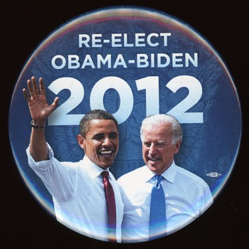 Re-Elect Obama-Biden 2012 Pin - Medals Pins and Badges