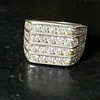 Vintage Gents Silver Ring 