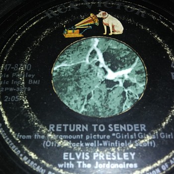 Mr. Elvis Presley...On 45 RPM Vinyl - Records