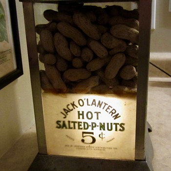 Jack O' Lantern HOT SALTED-P-NUTS - Advertising