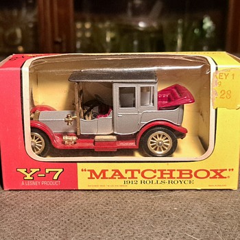 Mondo Materialistic Matchbox Monday Y7 1912 Rolls Royce Circa 1970 - Model Cars