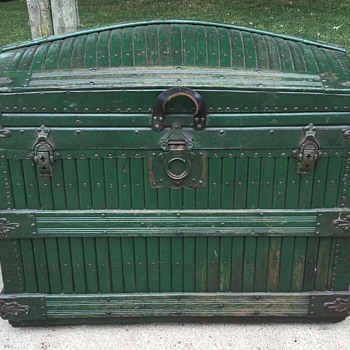 Early to Mid 1880's oak slat Martin Maier. - Furniture