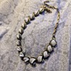Coro leaf rhinestone necklace 