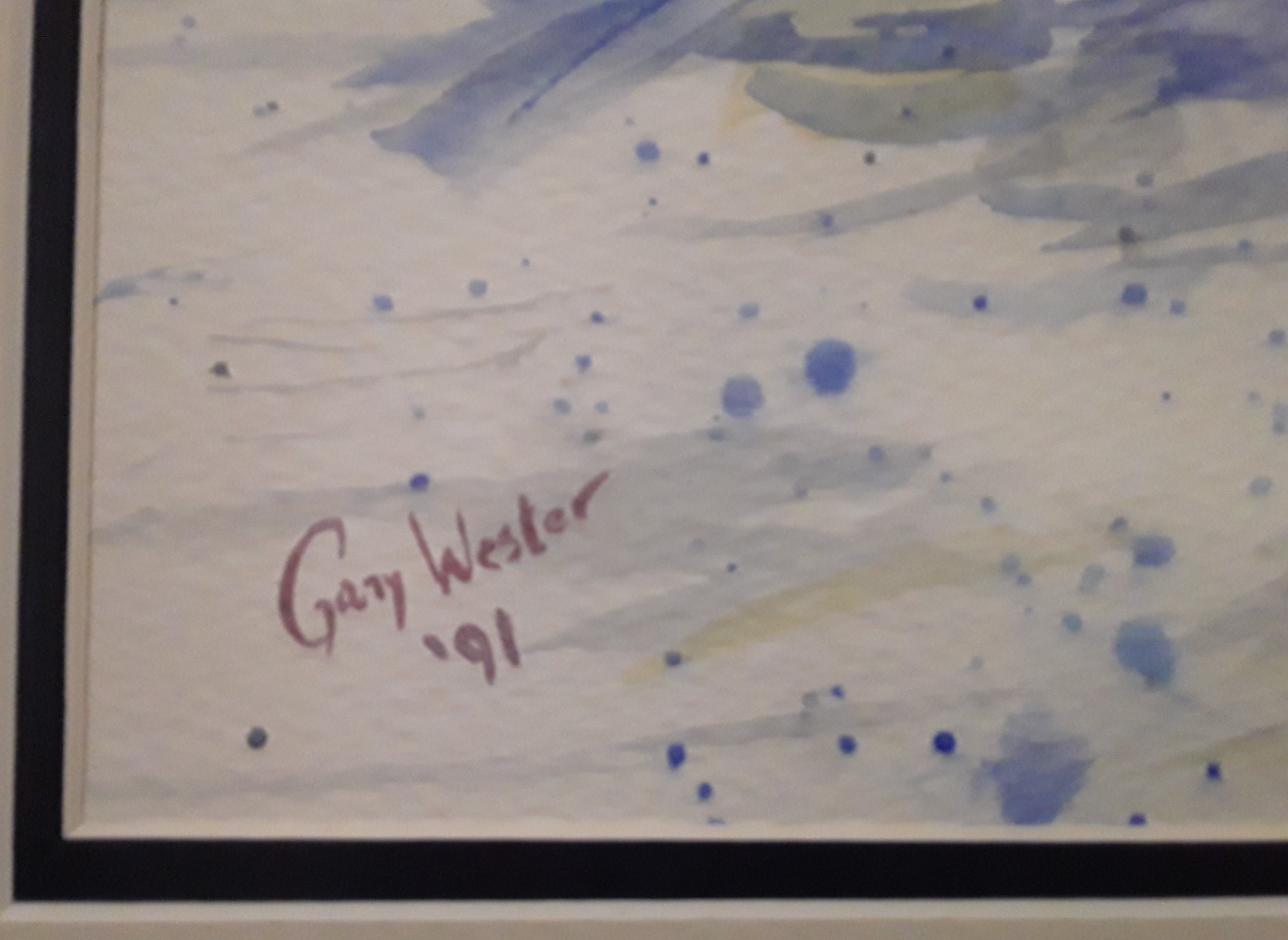 Gary Wester watercolor Collectors Weekly