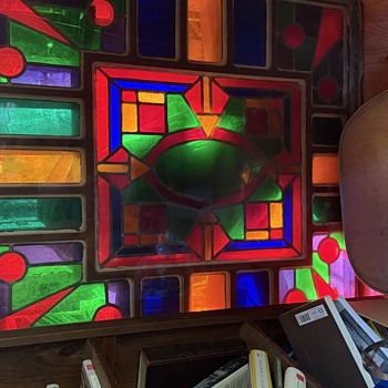 Incredible stained glass with cubbies  - Art Glass