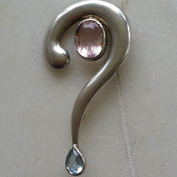 ? sterling brooch from Mexico - Fine Jewelry