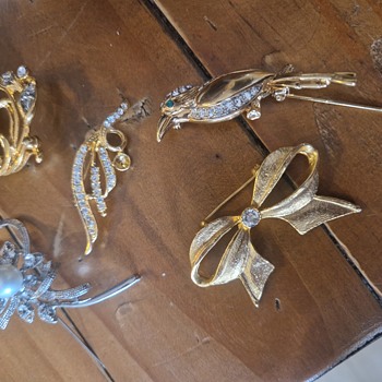 Unknown brooches  - Costume Jewelry