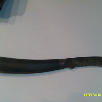VINTAGE HUMASON & BECKLEY FOLDING HAWKBILL PRUNER KNIFE - Sporting Goods