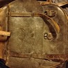 US stamped leather saddle bags 