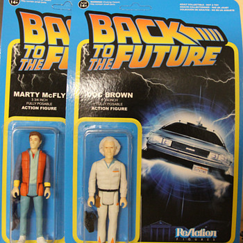 Back To The Future Action FIGURES! Doc and Marty! - Toys