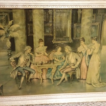 Portrait Reproduction Victorian Scene by Elmo Gideon - Fine Art