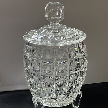 Antique Glass Barrel  - Glassware