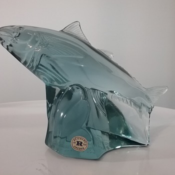 Reijmyre Glass WWF fish  - Animals