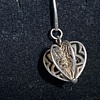 Vintage silver earring