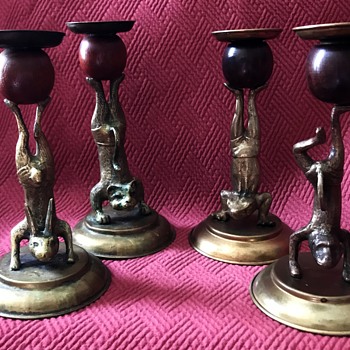 1977 Arthur Court Designs Handstandles - Lamps