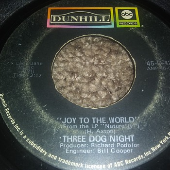Three Dog Night...On 45 RPM Vinyl - Records
