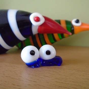 A sad farewell to my favorite Jan Exnar glass bird - Animals