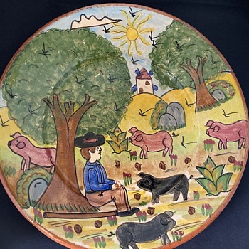 Vintage Charger  - Pottery