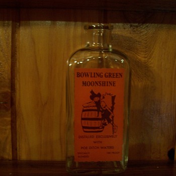 Wheaton Glass Bowling Green Moonshine bottle - Bottles