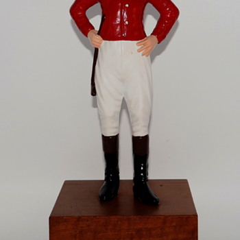 Mid-Century "21 Club" Style Jockey Bookend - Books