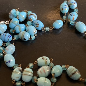 Vintage Blown glass necklace  - Fine Jewelry
