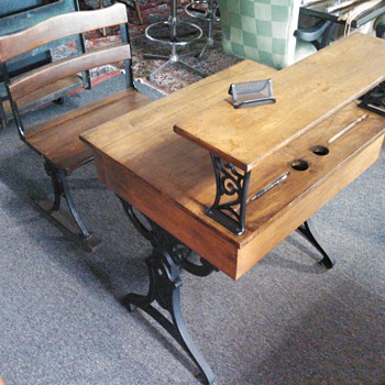 Two Student School Desk - Furniture