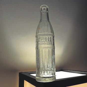 1953 Nehi Soda Bottle Owens-Illinois Duraglas Vintage Clear Embossed 7 Ounces - Bottles