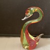  Vintage glass swan
