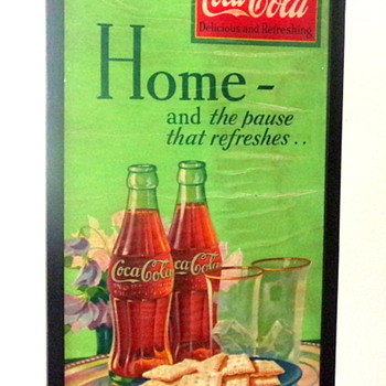 1932 Coca-Cola Cardboard Sign - Coca-Cola