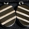 Vintage onyx earrings 