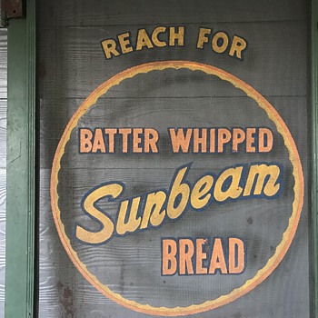 Vintage Wonder Bread 33” Door Push Bar Advertising Sign – Canadian Bakery Decor