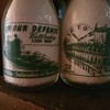 TWO ROSE DALE DAIRY...LARAMIE WYOMING WAR SLOGAN MILK BOTTLES 