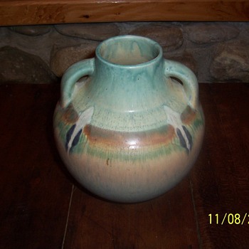 1931 roseville monticello native american pottery vase - Pottery