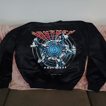 Journey 1983 Frontiers Tour Satin Jacket, Journey Force Fan Club Edition, Second Time Around!  - Music Memorabilia