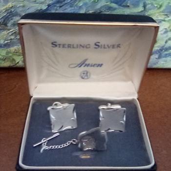 Anson sterling cuff links - Fine Jewelry