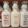 DRESSER HILL FARM...CHARLTON MASSACHUSETTS SQUARE BABYTOP MILK BOTTLES 