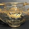 Fritz Heckert 3 handle vase, circa 1885-1905