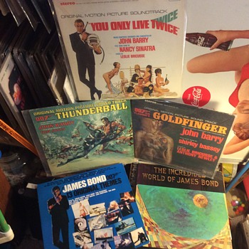 Bond,,James Bond 1964,,65 and 67 movie soundtracks 