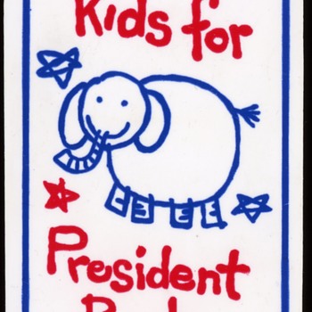 Kids for President George W Bush Pin - Medals Pins and Badges