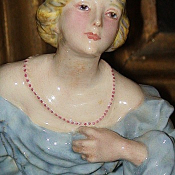 Royal Doulton Prototype Lidded Powder Jar, "The Flounced Skirt" for Dubarry Perfumery - Figurines