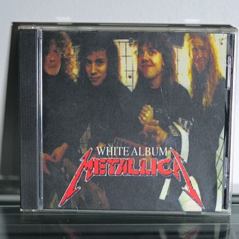 Metallica White Album Rare Bootleg CD Compact Disc Demo Songs 1987 Rock Band Heavy Metal Compilation - Records