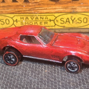 Hot Wheels Wednesday 1968 Custom Corvette - Model Cars