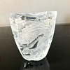 Crystal sandblasted vase …1976 Any ideas?