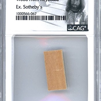 Wood from John Lennon's keyboard...