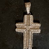 Large vintage silver cross 